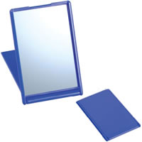 Зеркало прямоугольное,складное, 8,5х5,5х0,84 см; пластик/