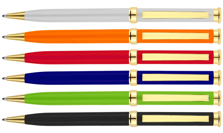 ручка металлическая с логотипом