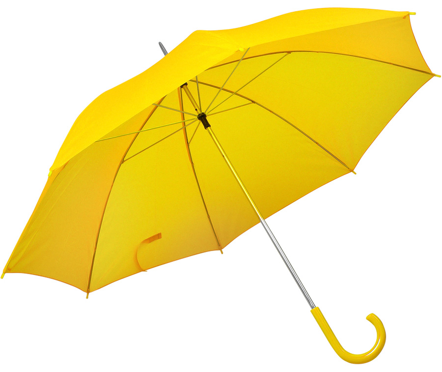желтый зонт