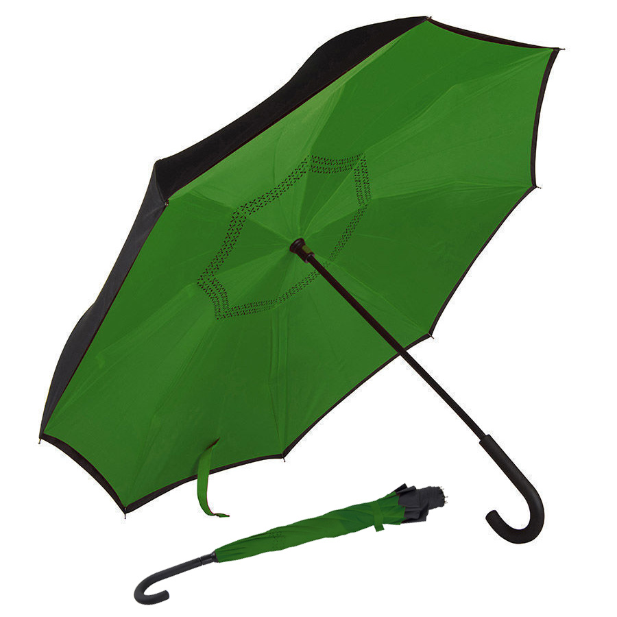 зонт на оборот с логотипом